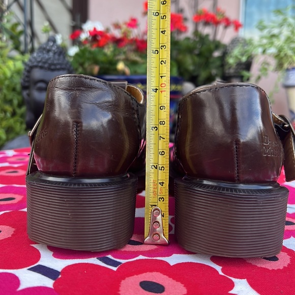 Dr. Martens Brown Leather Flats - Picture 2 of 16